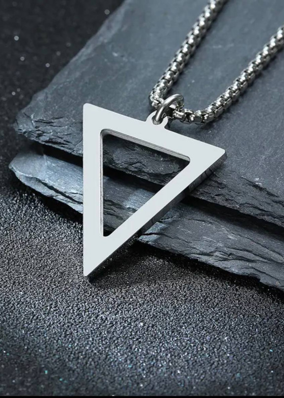 Намисто з трикутним кулоном хром MFStore Изображение Намисто з трикутним кулоном хром MFStore
