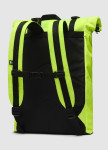 Изображение Большой рюкзак ролл-топ кислотного цвета с внешним карманом