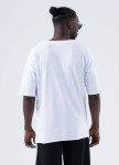 Изображение Дизайнерська асиметрична футболка біла MFStore
