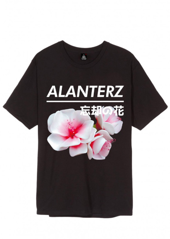 Футболка Цветы Забвения Black Tee Изображение Футболка Цветы Забвения Black Tee