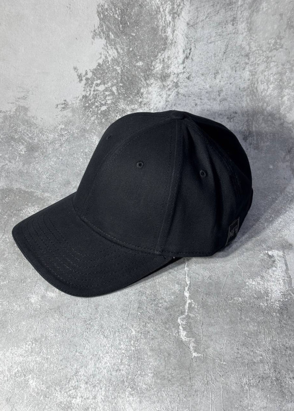 Бейсболка з чорної бавовняної тканини MFS Изображение Бейсболка з чорної бавовняної тканини MFS