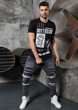 Футболка ANTIQUE черный MFStore Изображение Футболка ANTIQUE черный MFStore