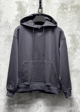 Худі оверсайз базове чоловіче темно-сіре MFStore Изображение Худі оверсайз базове чоловіче темно-сіре MFStore