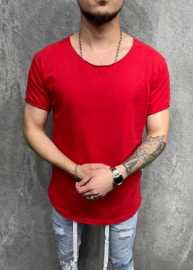 Футболка с необработанным краем на горле MFStore Изображение Футболка с необработанным краем на горле MFStore