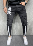 Джинси з черепом та смужками MFStore Изображение Джинси з черепом та смужками MFStore