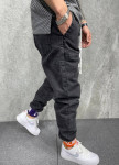 Джоггеры мужские серые с разноцветными манжетами Mfstore Изображение Джоггеры мужские серые с разноцветными манжетами Mfstore