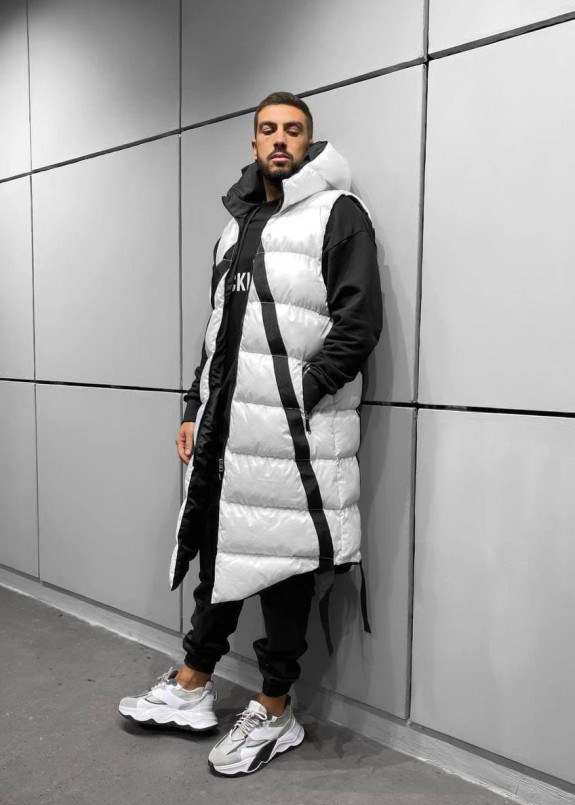 Безрукавка с капюшоном удлиненная MFStore Изображение Безрукавка с капюшоном удлиненная MFStore