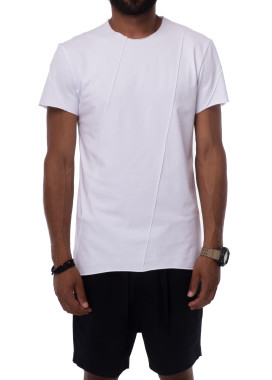 Базовая белая футболка CHRIS Изображение Базовая белая футболка CHRIS