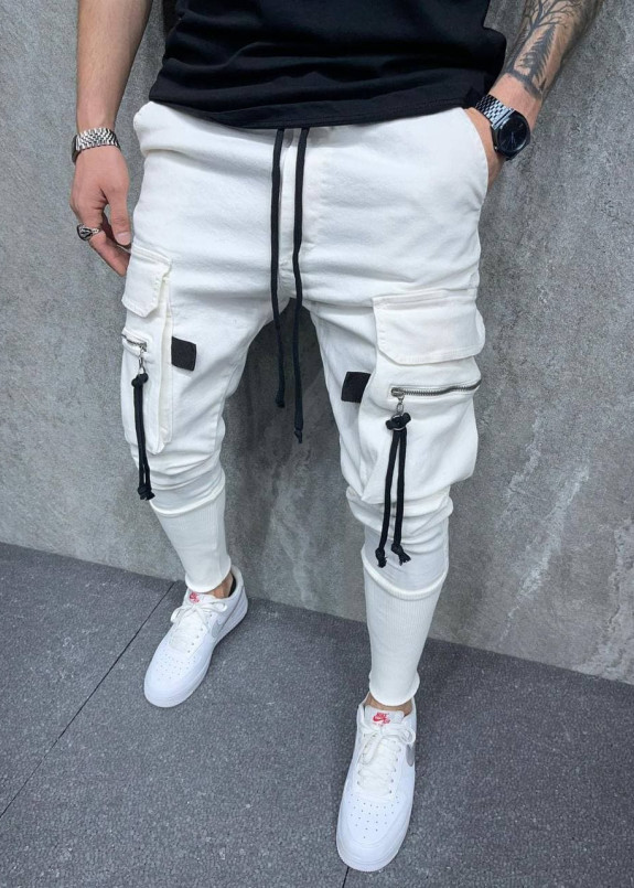 Штани спортивні із затяжками на кишенях MFStore Изображение Штани спортивні із затяжками на кишенях MFStore