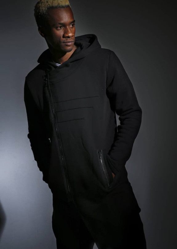 Кардиган флісовий з блискавкою на кармані чорний MFStore Изображение Кардиган флісовий з блискавкою на кармані чорний MFStore