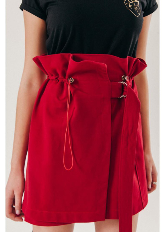 Юбка на запах Street style Изображение Юбка на запах Street style