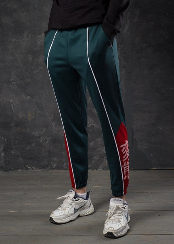 Спортивные штаны мужские темно-зеленые Крид Tur streetwear Изображение Спортивные штаны мужские темно-зеленые Крид Tur streetwear