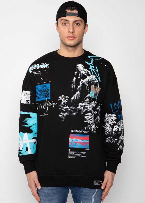 Кофта с голубыми вставками MFStore Изображение Кофта с голубыми вставками MFStore