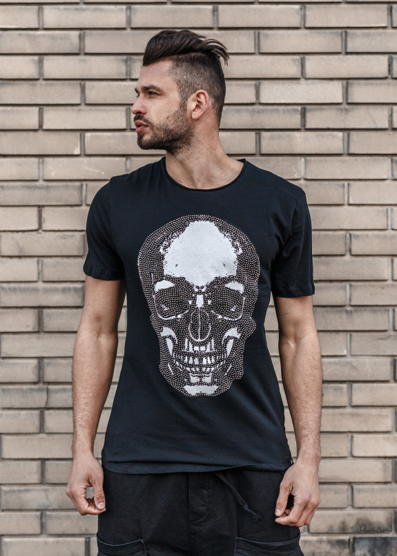 Футболка с принтом черепа Mfstore Изображение Футболка с принтом черепа Mfstore