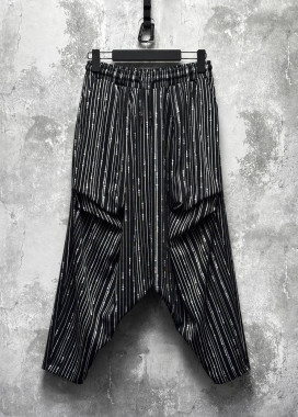 Штани вільного крою галіфе у смужку MFStore Изображение Штани вільного крою галіфе у смужку MFStore