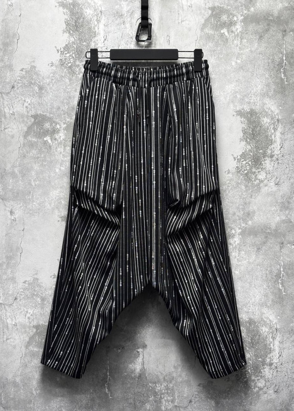 Штани вільного крою галіфе у смужку MFStore Изображение Штани вільного крою галіфе у смужку MFStore