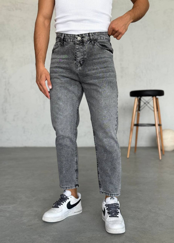 Джинси мом сірі базові MFStore Изображение Джинси мом сірі базові MFStore