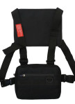 Багатофункціональна нагрудна сумка чорна MFStore Изображение Багатофункціональна нагрудна сумка чорна MFStore
