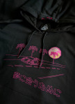 Худи мужское Vice City Oversized Black Hood Изображение Худи мужское Vice City Oversized Black Hood