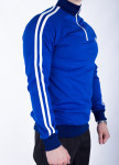 Мужская олимпийка синяя с полосами Mars Tur streetwear Изображение Мужская олимпийка синяя с полосами Mars Tur streetwear