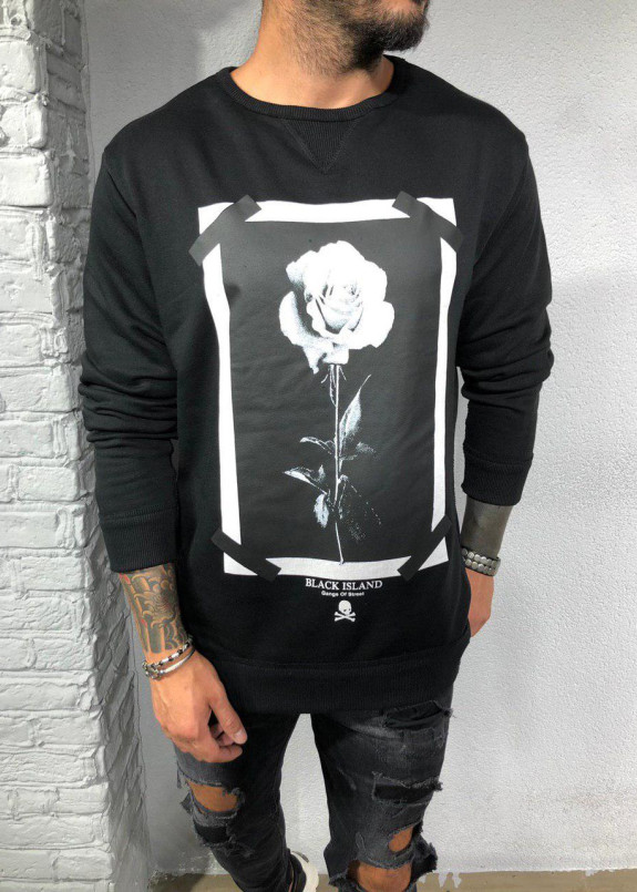 Свитшот с розой Mfstore Изображение Свитшот с розой Mfstore