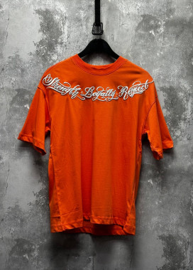 Футболка оверсайз з вишивкою помаранчева MFStore Изображение Футболка оверсайз з вишивкою помаранчева MFStore