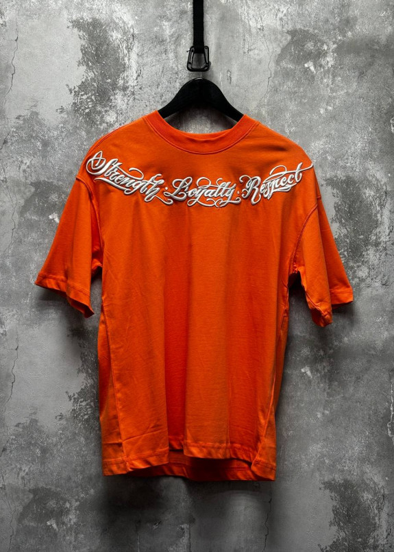 Футболка оверсайз з вишивкою помаранчева MFStore Изображение Футболка оверсайз з вишивкою помаранчева MFStore