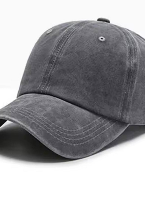 Бейсболка з вареної бавовняної тканини сіра MFStore Изображение Бейсболка з вареної бавовняної тканини сіра MFStore