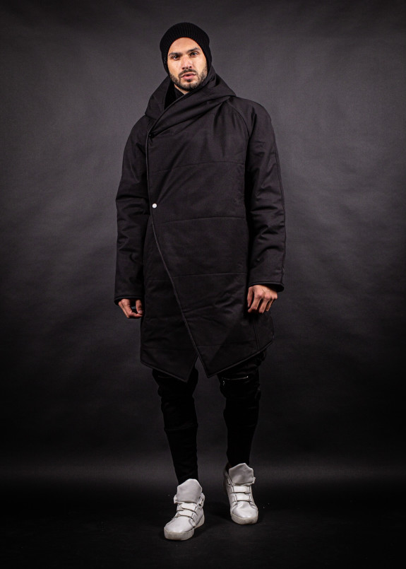 Тепла двостороння асиметрична парка Изображение Тепла двостороння асиметрична парка