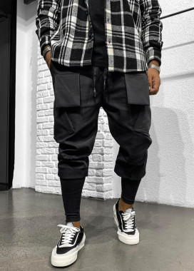 Брюки спортивные с вывернутыми карманами MFStore Изображение Брюки спортивные с вывернутыми карманами MFStore