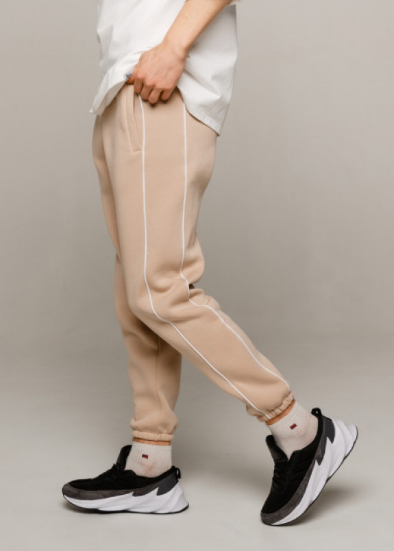Спортивные штаны Сектор бежевые Изображение Спортивные штаны Сектор бежевые