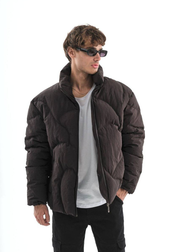 Зимня куртка вільного крою чорна MFStore Изображение Зимня куртка вільного крою чорна MFStore