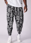 Штани вільного крою з малюнками на манжеті MFStore Изображение Штани вільного крою з малюнками на манжеті MFStore