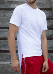 Изображение Футболка мужская белая удлиненная Хитман Tur streetwear