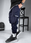 Джоггери карго чоловічі на манжетах сині MFStore Изображение Джоггери карго чоловічі на манжетах сині MFStore