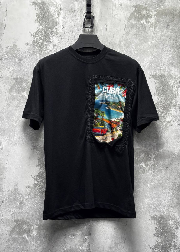 Футболка вільного крою Cuba чорна MFStore Изображение Футболка вільного крою Cuba чорна MFStore