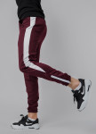 Спортивные штаны мужские бордовые с лампасами Рокки Tur streetwear Изображение Спортивные штаны мужские бордовые с лампасами Рокки Tur streetwear