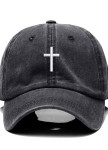 Бейсболка з вареної бавовняної тканини з вишивкою хрестом MFStore Изображение Бейсболка з вареної бавовняної тканини з вишивкою хрестом MFStore