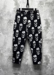 Стильні штани вільного крою з малюнком sculls чорні MFStore Изображение Стильні штани вільного крою з малюнком sculls чорні MFStore
