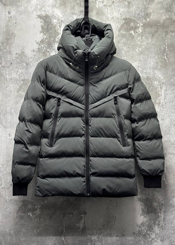 Куртка зимня з капюшоном сіра MFStore Изображение Куртка зимня з капюшоном сіра MFStore