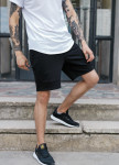 Спортивные мужские шорты черные Tur streetwear Изображение Спортивные мужские шорты черные Tur streetwear