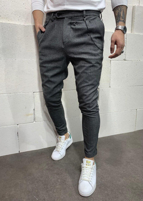 Брюки серого цвета в клеточку MFStore Изображение Брюки серого цвета в клеточку MFStore