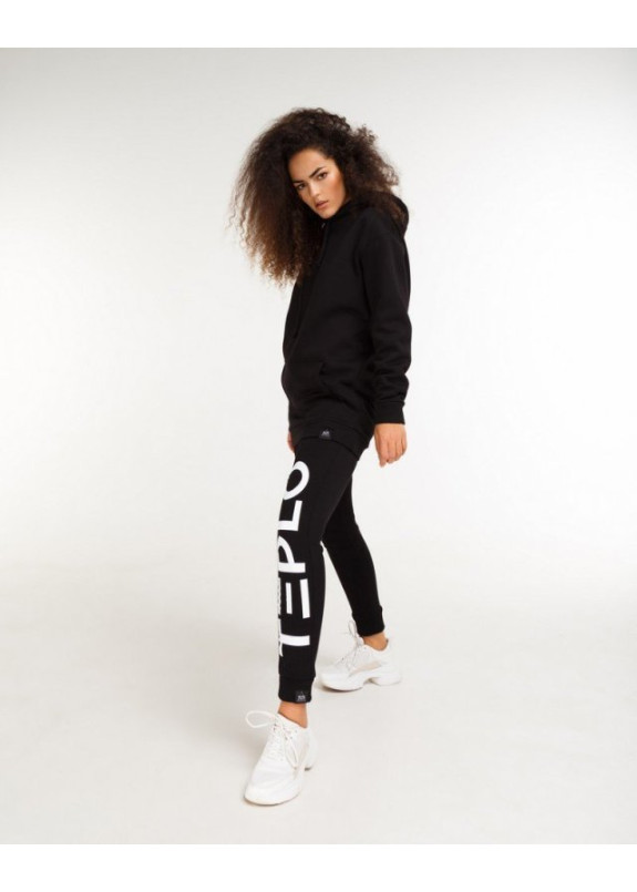 Штаны женские принт TEPLO черные Изображение Штаны женские принт TEPLO черные