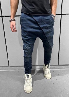 Джинси сині галіфе з косою вставкою MFStore Изображение Джинси сині галіфе з косою вставкою MFStore