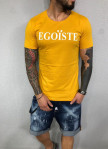 Футболка желтая с надписью Egoїste Mfstore Изображение Футболка желтая с надписью Egoїste Mfstore