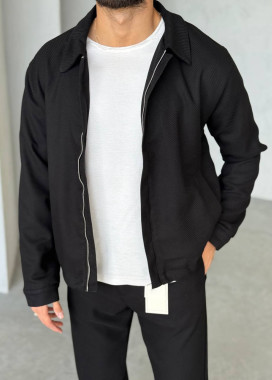 Легка куртка з деніму чорна MFStore Изображение Легка куртка з деніму чорна MFStore