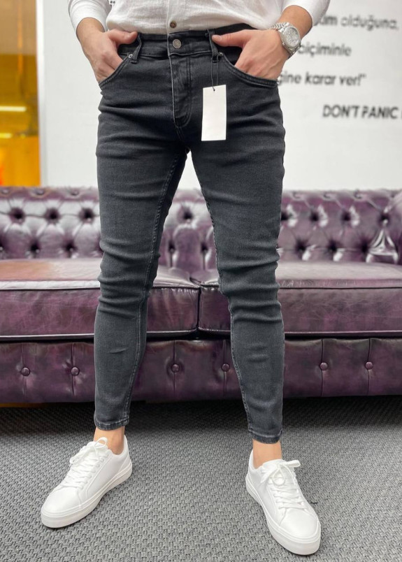 Джинси чоловічі вузькі до низу сірі MFStore Изображение Джинси чоловічі вузькі до низу сірі MFStore
