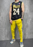 Джоггеры желтые с полосками по бокам MFStore Изображение Джоггеры желтые с полосками по бокам MFStore