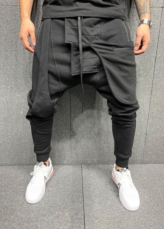 Брюки спортивные с накладкой со стороны на молнии MFStore Изображение Брюки спортивные с накладкой со стороны на молнии MFStore