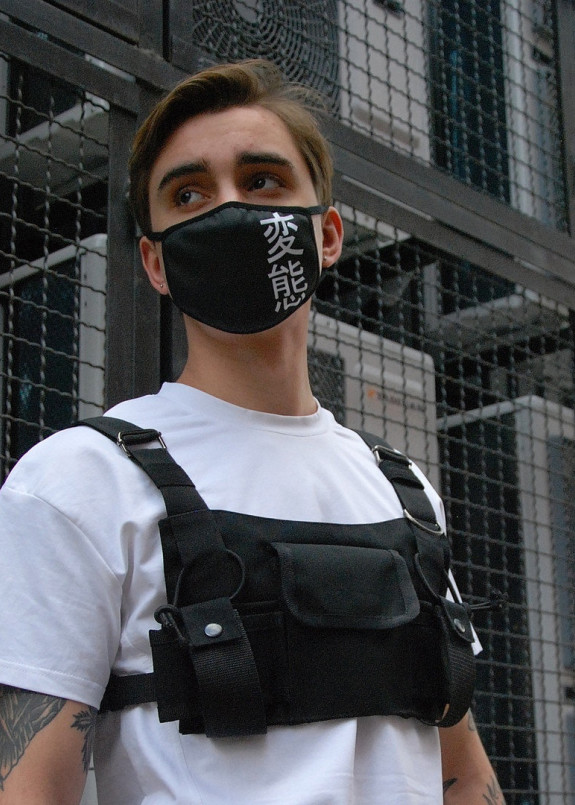 Сумка-разгрузка мужская черная Страйкер Изображение Сумка-разгрузка мужская черная Страйкер